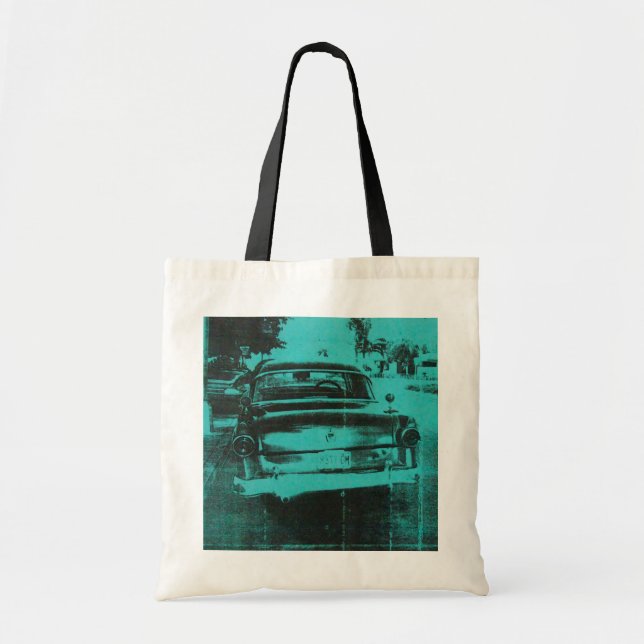 Green car tote bag (Front)