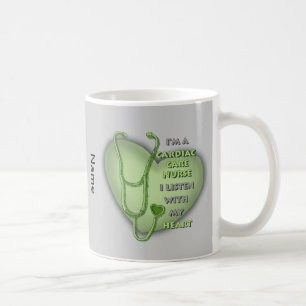 Green Cardiac Care Nurse  Mug