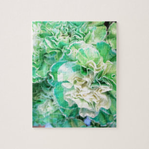 Green Carnation Jigsaw Puzzle