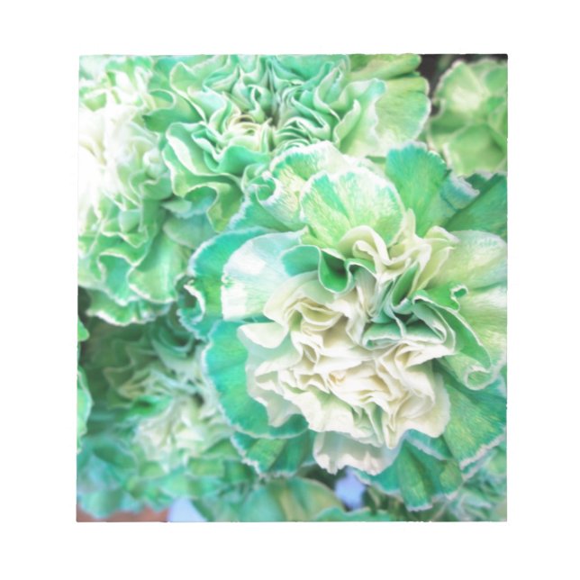Green Carnation Notepad (Front)