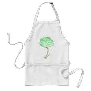 Green Carnation Standard Apron