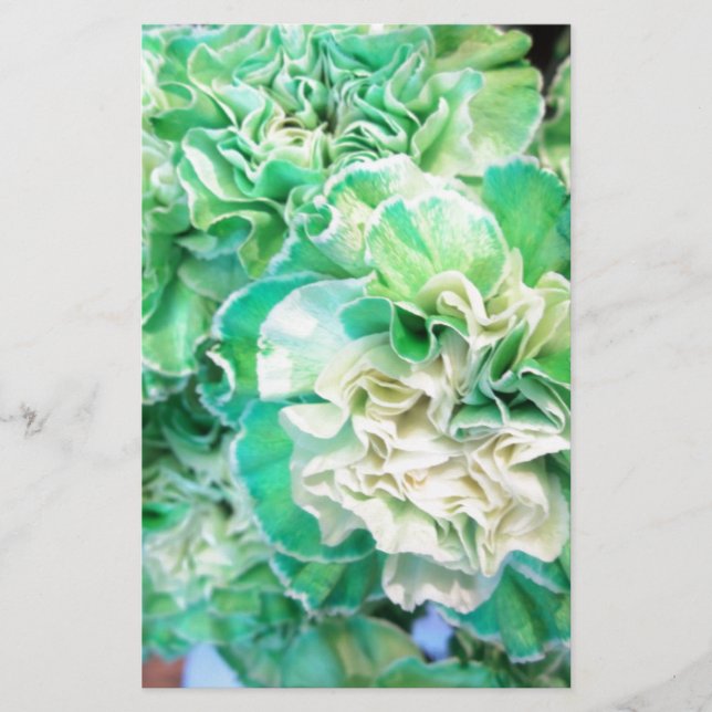 Green Carnation Stationery (Front)