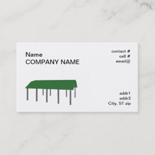 green carport business card