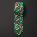 Green Cartoon Cats Montage Tie<br><div class="desc">A montage of cute cartoon cats on a green background. This neck tie is the perfect casual design for the cat dad or enthusiast in your life. Be sure to check out our matching socks featuring the same cat montage design.</div>