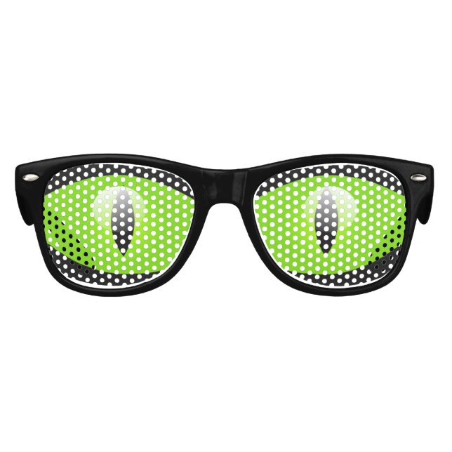 Green Cat Party Shades (Front)