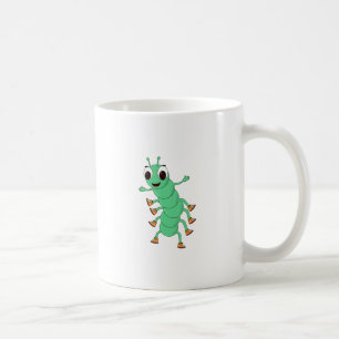 Green Caterpillar Coffee Mug