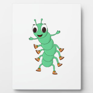 Green Caterpillar Plaque