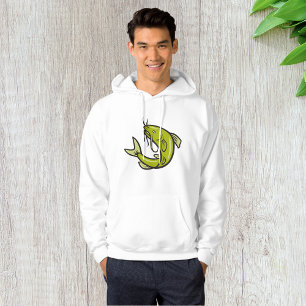 Green Catfish Mens Hoodie