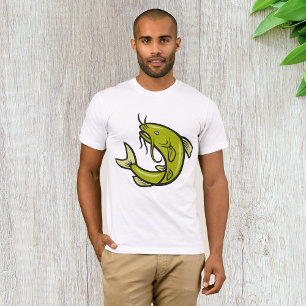 Green Catfish Mens T-Shirt