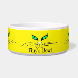 Green Cats Eyes Pet Food Bowl