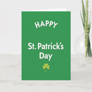 Green Celebration Day Card