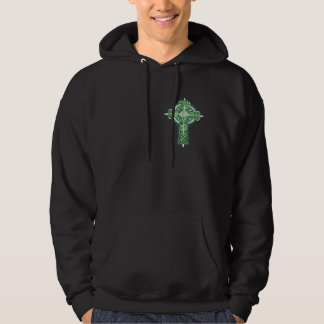 Green Celtic cross t-shirt Hoodie