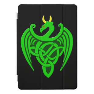 Green Celtic Dragon iPad Mini Cover