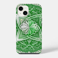 Green Celtic Flower Heart Chakra Sacred Geometry