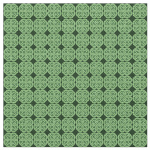 Green Celtic Irish Knot Fabric