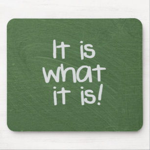 green chalkboard mouse pad