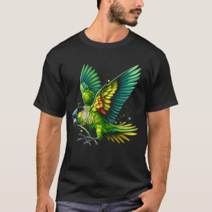 Green Cheek Conure Parrot Bird Lover Watcher T-Shirt