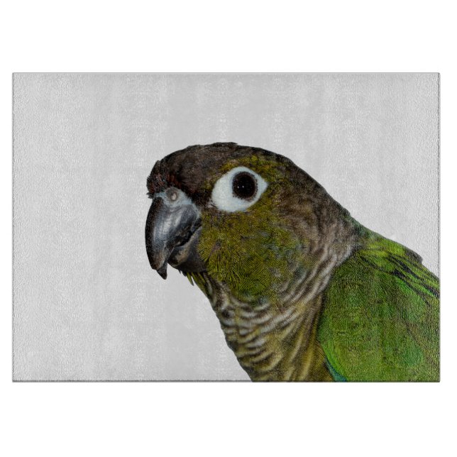 Green Cheeked Conure Cutting Board (Front)