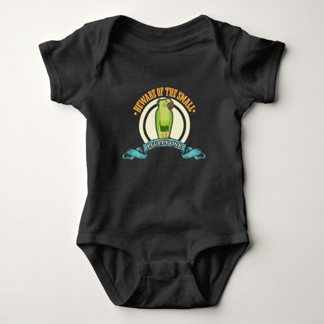 Green Cheeked Conure - Funny Bird Watcher Baby Bodysuit (Front)