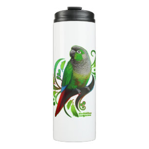 Green Cheeked Conure Thermal Tumbler