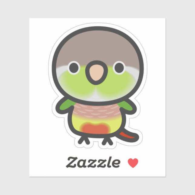 Green-cheeked parakeet / Pineapple (Sheet)