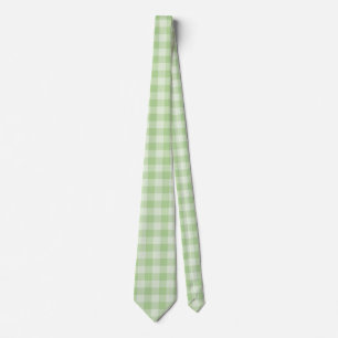 Green Chequerboard Pattern Tie