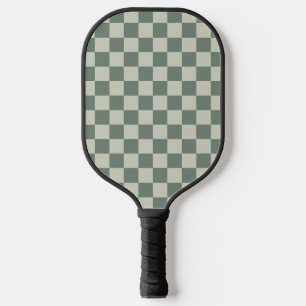 Green Chequerboard Pickleball Paddle