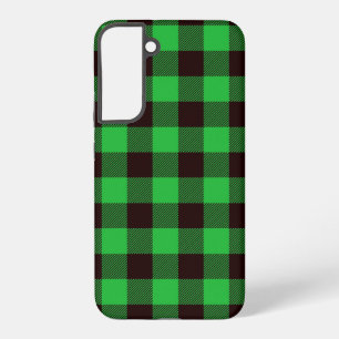 Green chequerboard samsung galaxy case