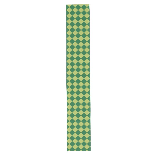 Green Chequerboard Tablecloth (Front)