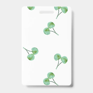 Green Cherry ID Badge