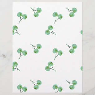 Green Cherry Pattern Flyer