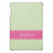 Green Chevron Chic Pink Personalised