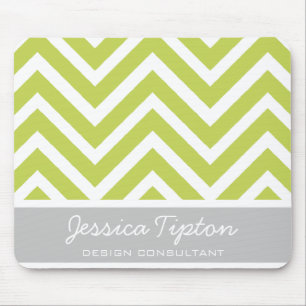 Green Chevron Mousepad   TBM