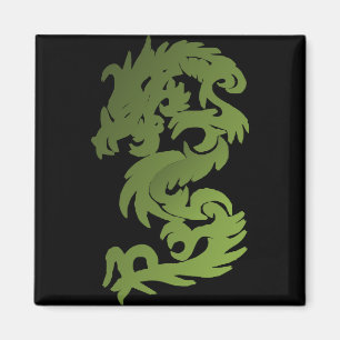 Green Chi Dragon Magnet