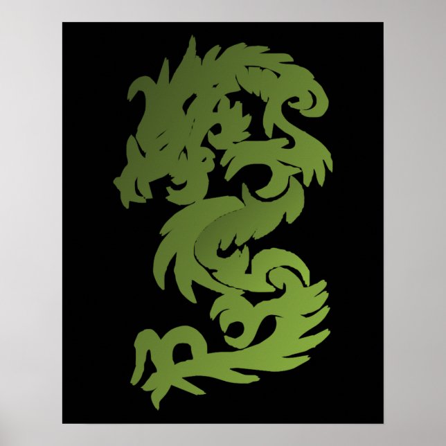 Green Chi Dragon Poster (Front)