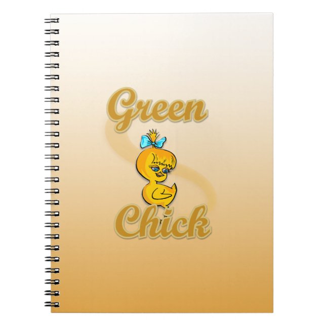 Green Chick Notebook (Front)