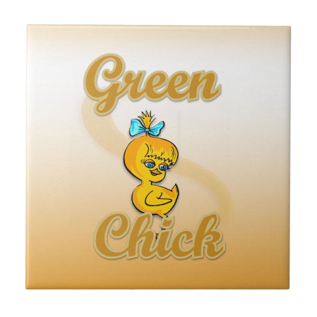 Green Chick Tile (Front)