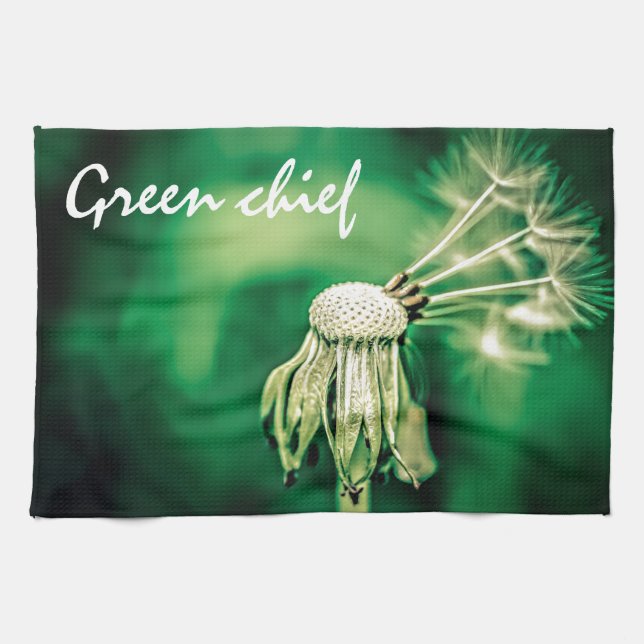 Green Chief Tea Towel (Horizontal)