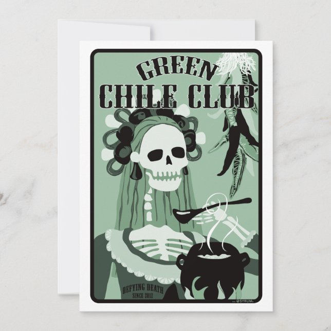 green chile club invitation (Front)