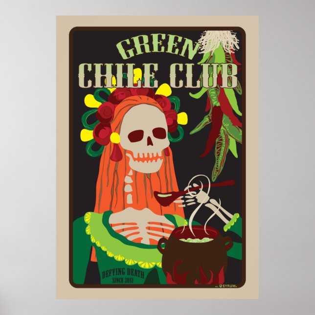 green chile club poster (Front)