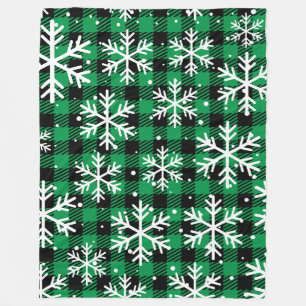 Green Christmas 60x80 Fleece Blanket