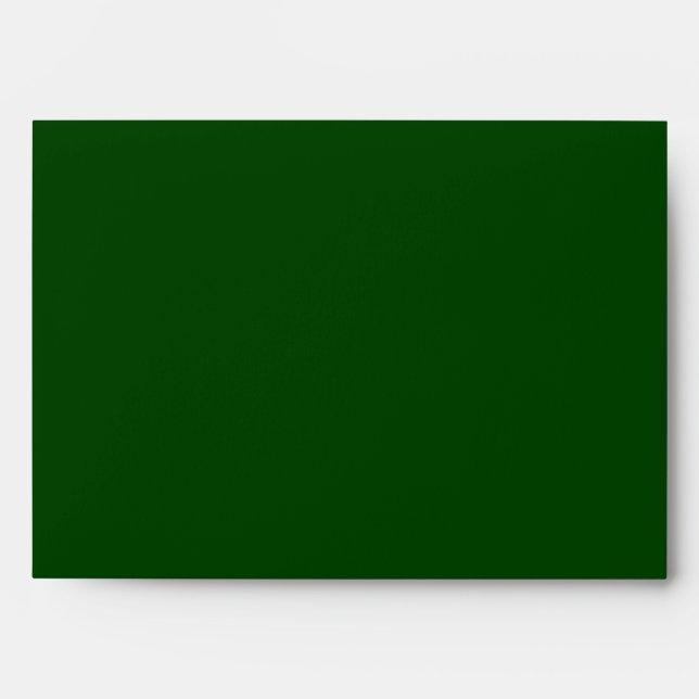 Green Christmas A7 Envelope (Front)