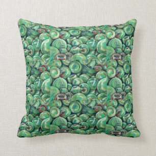 Green Christmas Balls Cushion