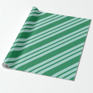 Green Christmas Candy Wrapping Paper