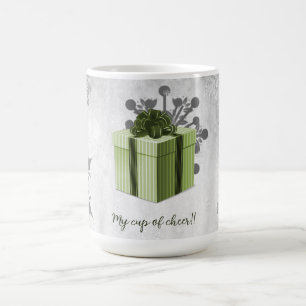 Green Christmas Gift Holiday Mug