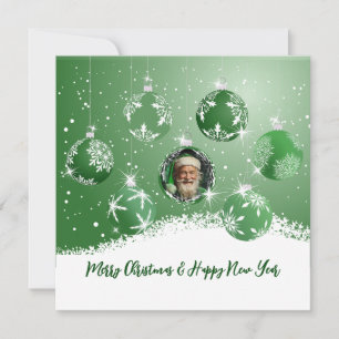 Green Christmas Invitation