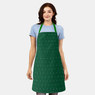 Green Christmas Knit Design Apron