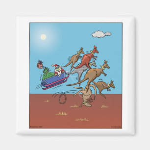 Green Christmas Magnet