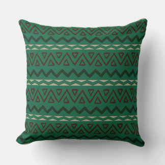 Green Christmas Pattern Cushion