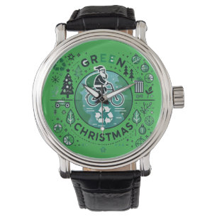 Green Christmas - Santa and Recycling Design Watch